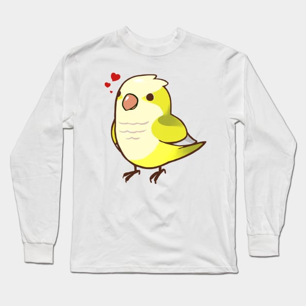 Quaker Parrot 2 Long Sleeve T-Shirt by Shemii